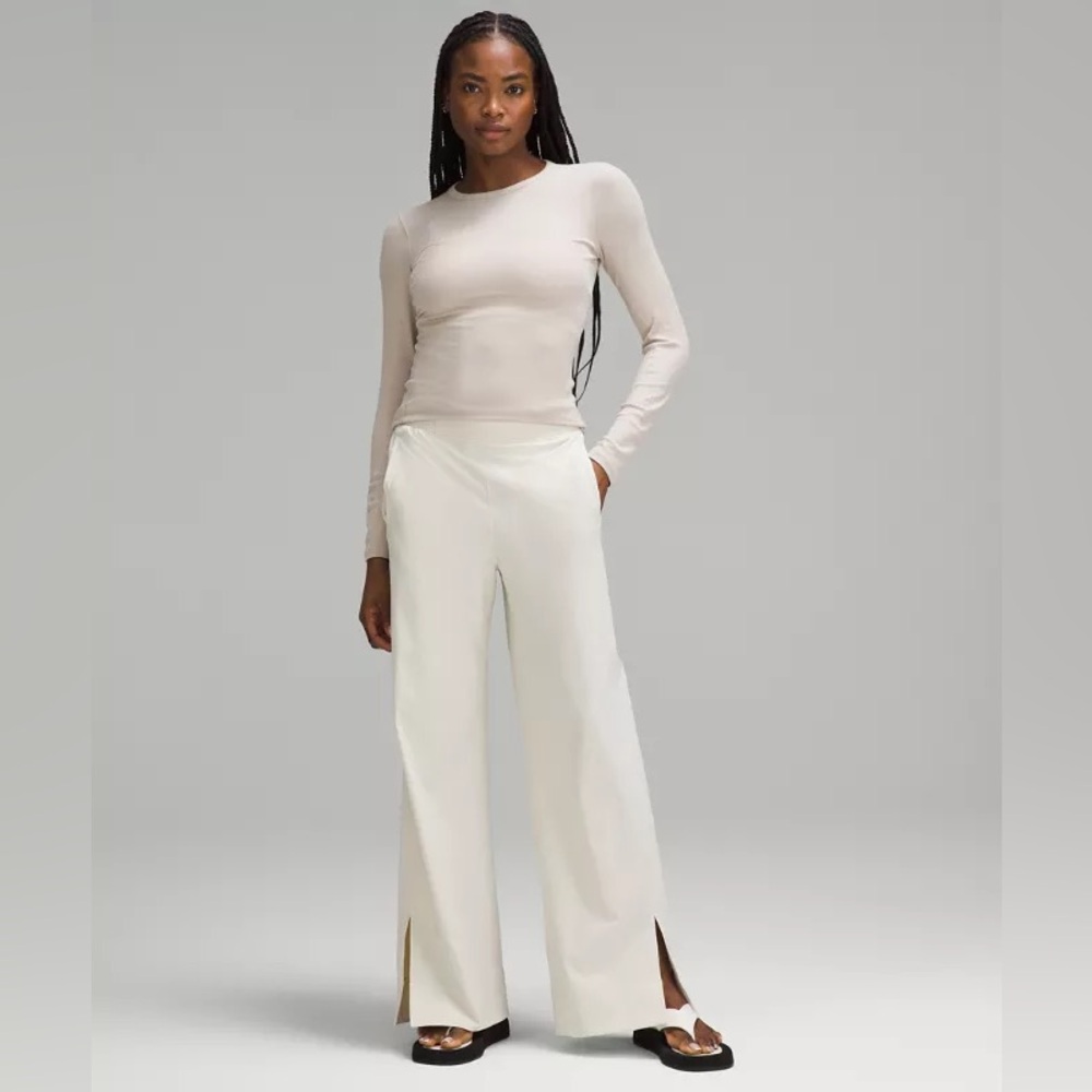 Lululemon Stretch Woven Pants Bone Size S
